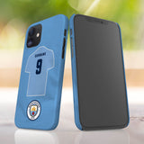 Manchester City FC Personalised iPhone 12 Snap Case