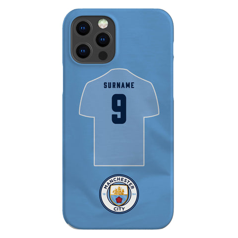 Manchester City FC Personalised iPhone 13 Pro Snap Case