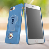 Manchester City FC Personalised iPhone 8 Plus Snap Case