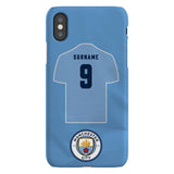 Manchester City FC Personalised iPhone X Snap Case