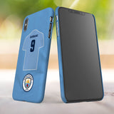 Manchester City FC Personalised iPhone XS Max Snap Case