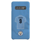 Manchester City FC Personalised Samsung Galaxy S10 Snap Case