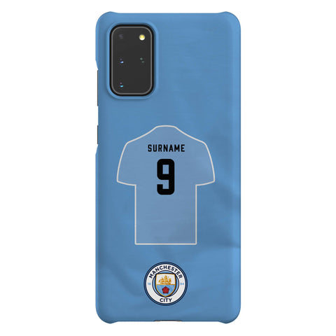 Manchester City FC Personalised Samsung Galaxy S20 Plus Snap Case