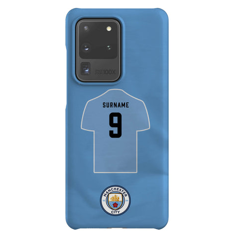 Manchester City FC Personalised Samsung Galaxy S20 Ultra Snap Case