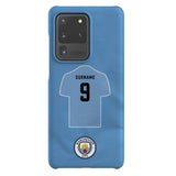 Manchester City FC Personalised Samsung Galaxy S21 Ultra Snap Case