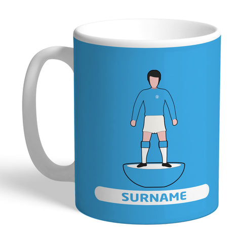 Personalised Manchester City FC Player Figure Mug