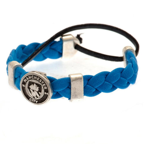 Manchester City FC PU Slider Bracelet  - Official Merchandise Gifts