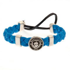 Manchester City FC PU Slider Bracelet  - Official Merchandise Gifts