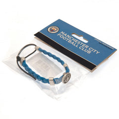 Manchester City FC PU Slider Bracelet  - Official Merchandise Gifts