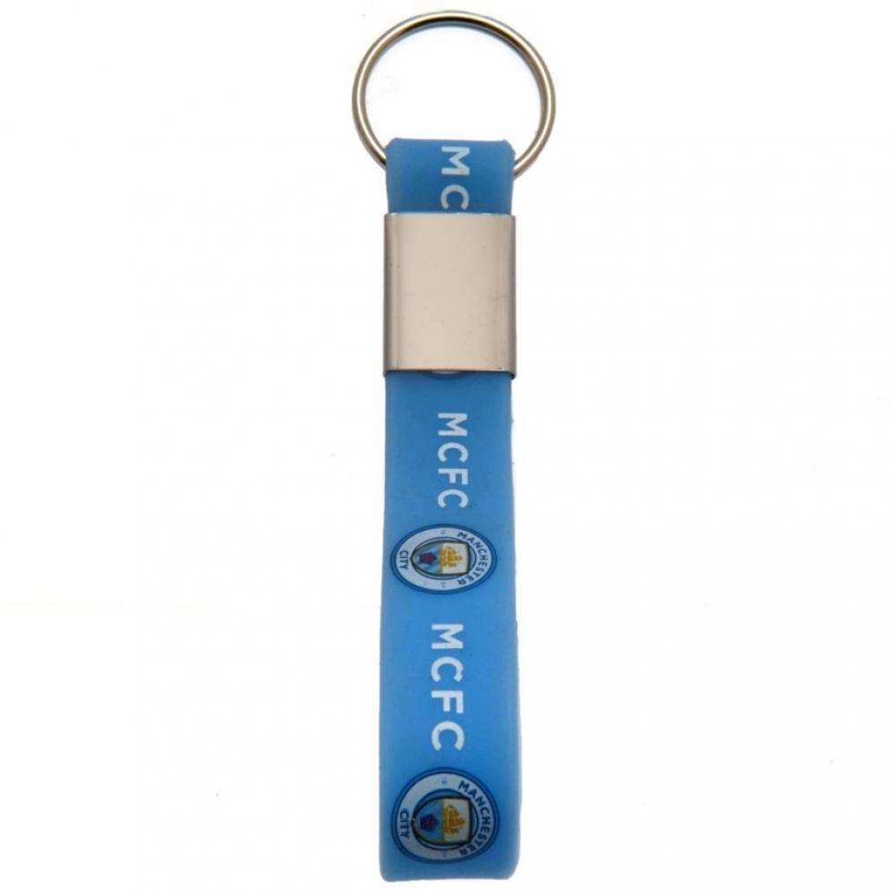 Manchester City FC Silicone Keyring  - Official Merchandise Gifts