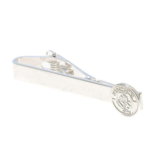 Manchester City FC Silver Plated Tie Slide  - Official Merchandise Gifts