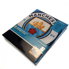 Manchester City FC Single Duvet Set PL  - Official Merchandise Gifts