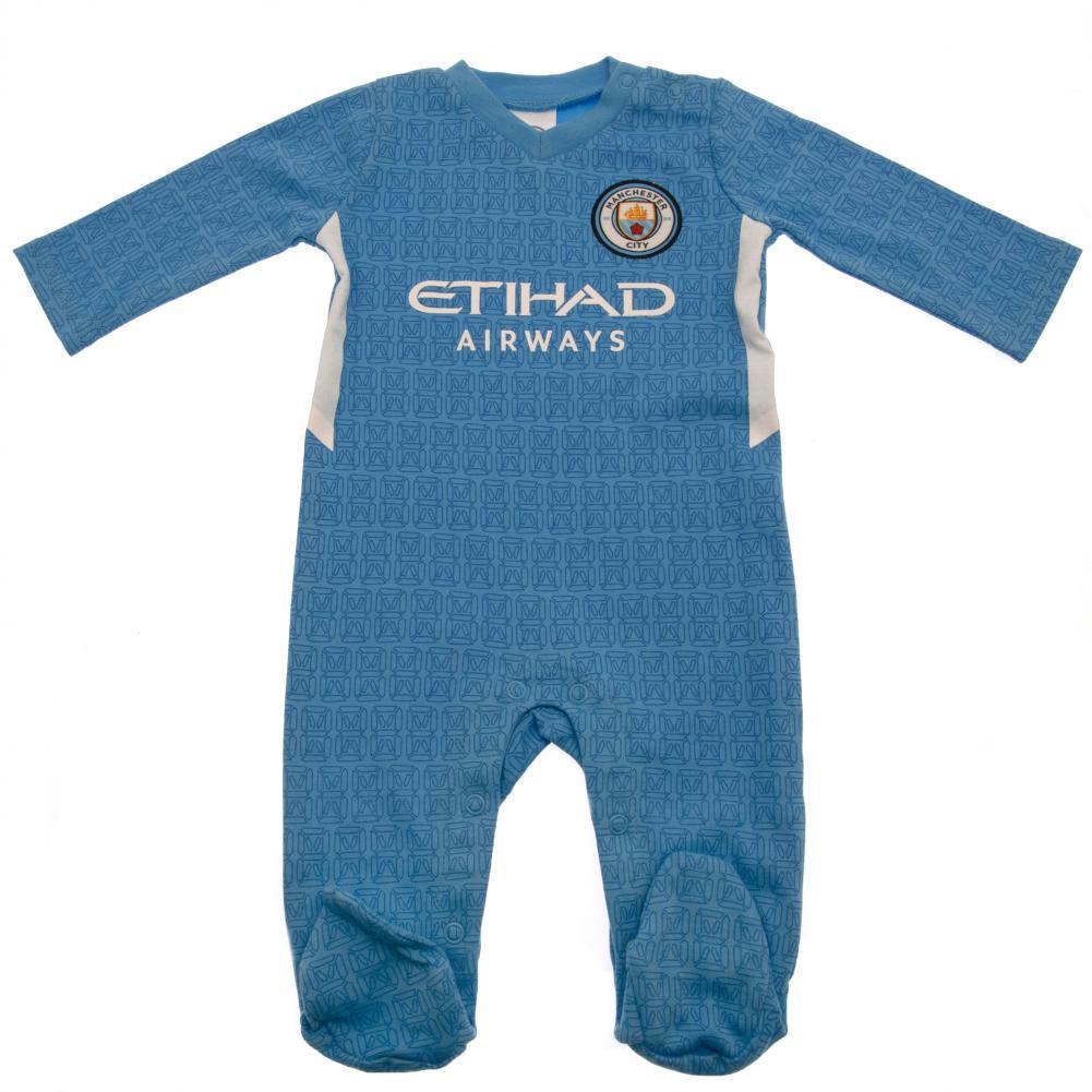 Manchester City FC Sleepsuit 12/18 mths SQ  - Official Merchandise Gifts