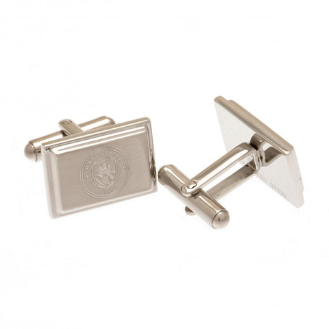 Manchester City FC Stainless Steel Cufflinks  - Official Merchandise Gifts