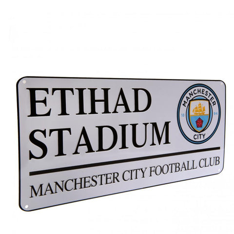 Manchester City FC Street Sign  - Official Merchandise Gifts