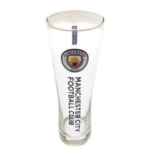 Manchester City FC Tall Beer Glass  - Official Merchandise Gifts