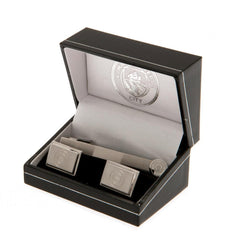 Manchester City FC Tie Slide & Cufflink Set  - Official Merchandise Gifts
