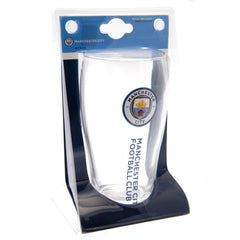 Manchester City FC Tulip Pint Glass  - Official Merchandise Gifts