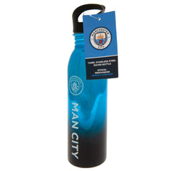 Manchester City FC UV Metallic Drinks Bottle  - Official Merchandise Gifts
