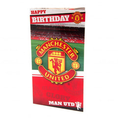 Manchester United Birthday Card  - Official Merchandise Gifts