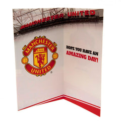 Manchester United Birthday Card  - Official Merchandise Gifts