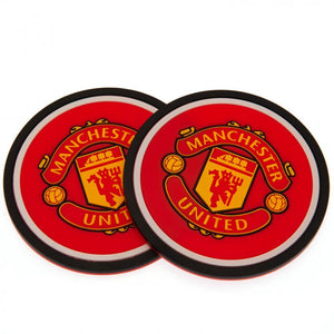 Manchester United FC 2pk Coaster Set  - Official Merchandise Gifts