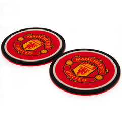 Manchester United FC 2pk Coaster Set  - Official Merchandise Gifts