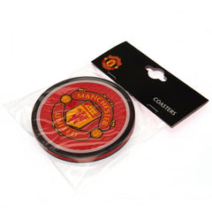 Manchester United FC 2pk Coaster Set  - Official Merchandise Gifts
