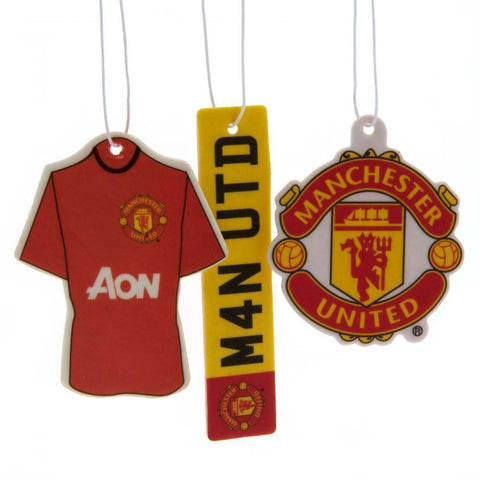 Manchester United FC 3pk Air Freshener  - Official Merchandise Gifts