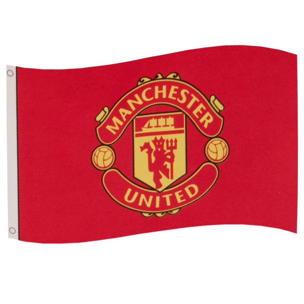 Manchester United FC Flag CC  - Official Merchandise Gifts