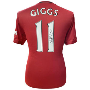 Manchester United FC Giggs Signed Shirt  - Official Merchandise Gifts