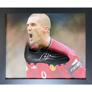 Manchester United FC Keane Signed Boot (Framed)  - Official Merchandise Gifts