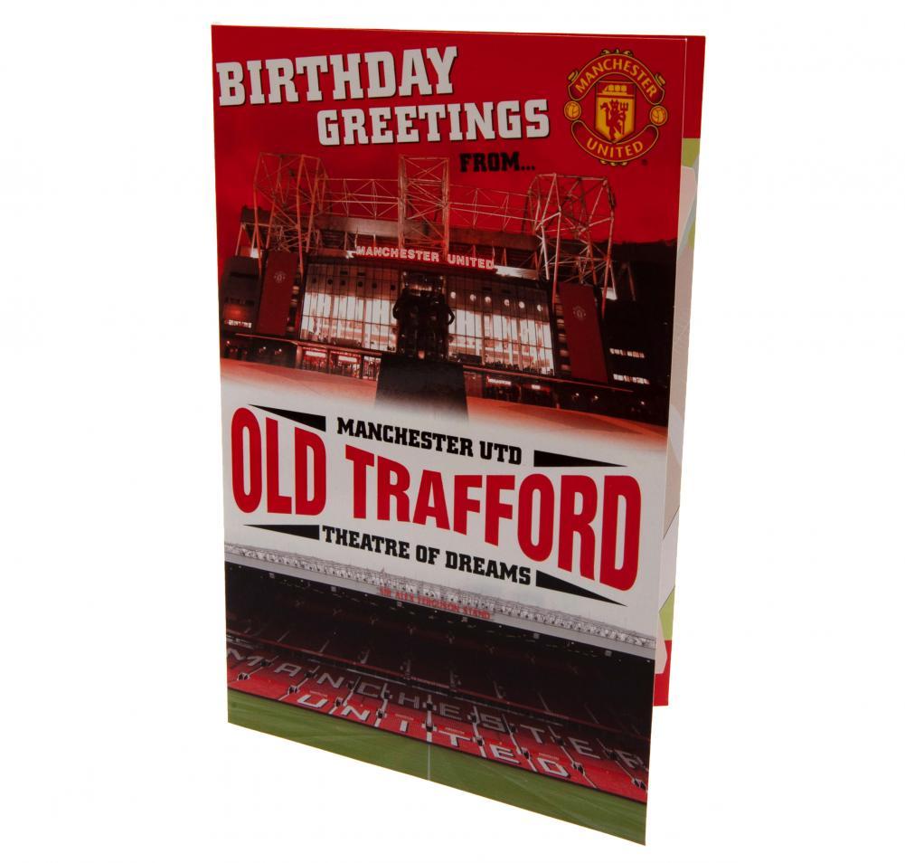Manchester United FC Pop-Up Birthday Card  - Official Merchandise Gifts