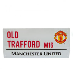 Manchester United FC Street Sign  - Official Merchandise Gifts