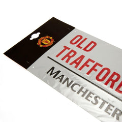 Manchester United FC Street Sign  - Official Merchandise Gifts