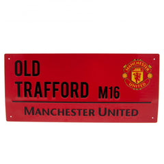 Manchester United FC Street Sign RD  - Official Merchandise Gifts