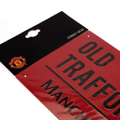 Manchester United FC Street Sign RD  - Official Merchandise Gifts