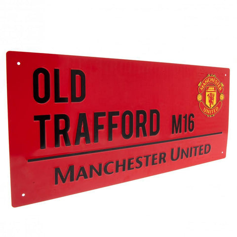Manchester United FC Street Sign RD  - Official Merchandise Gifts