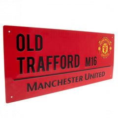 Manchester United FC Street Sign RD  - Official Merchandise Gifts
