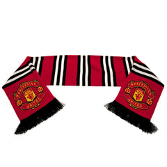 Manchester United FC Stripe Scarf  - Official Merchandise Gifts