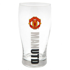 Manchester United FC Tulip Pint Glass  - Official Merchandise Gifts