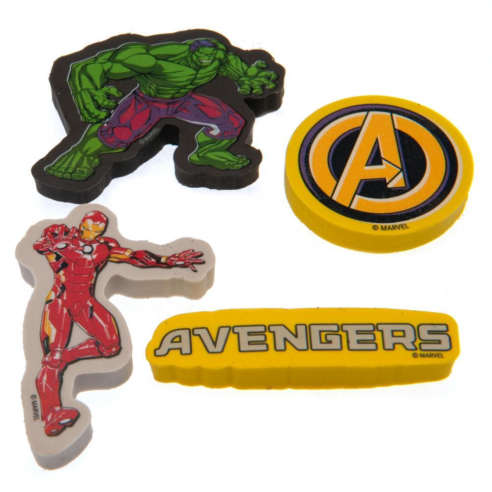 Marvel Comics 4pk Eraser Set  - Official Merchandise Gifts