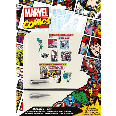 Marvel Comics Fridge Magnet Set  - Official Merchandise Gifts