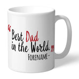 Personalised Middlesbrough Best Dad In The World Mug