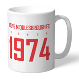 Personalised Middlesbrough FC 100 Percent Mug