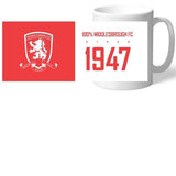 Personalised Middlesbrough FC 100 Percent Mug