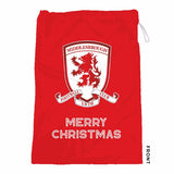 Middlesbrough FC Back of Shirt Santa Sack