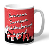 Personalised Middlesbrough FC Legend Mug