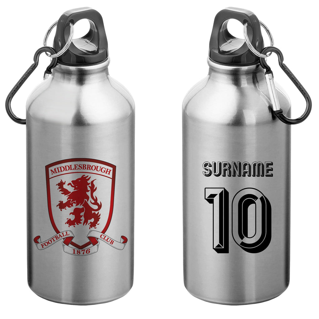 Middlesbrough FC Personalised Water Bottle For Drinks