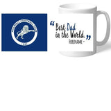 Personalised Millwall Best Dad In The World Mug